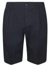 Be Able Richard Pleated-front Shorts In Blue