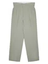 Be Able Mat Pleated Straight-leg Trousers In Green