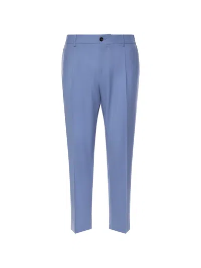 Be Able New Riccardo Creased Trousers In Blue
