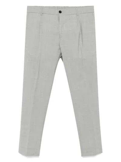 Be Able Pleat-detail Trousers In グレー