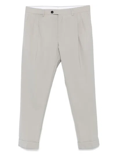 Be Able Pleat-detail Trousers In 灰色