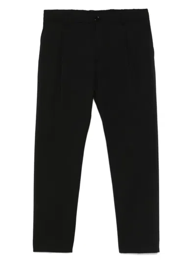 Be Able Pleat-detail Trousers In Black