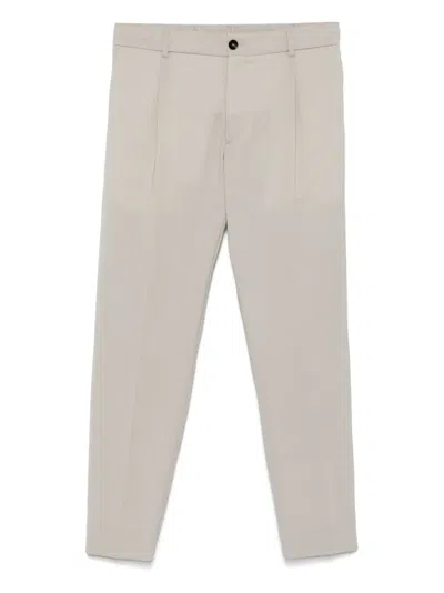 Be Able Pleat-detail Trousers In Grey