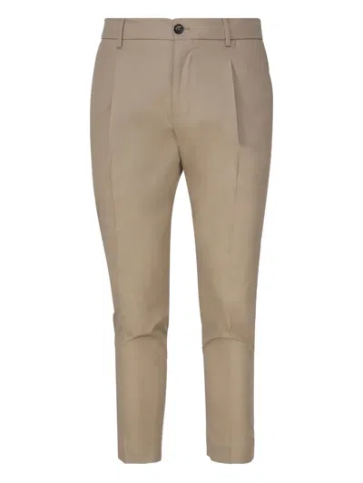 Be Able Pleat-detailed Chinos In Neutral