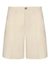Be Able Pleat-detailed Pocket Shorts In White