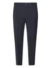 Be Able Pleated-design Side-pockets Trousers In Blue