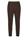 Be Able Pleated-detail Trousers In Brown