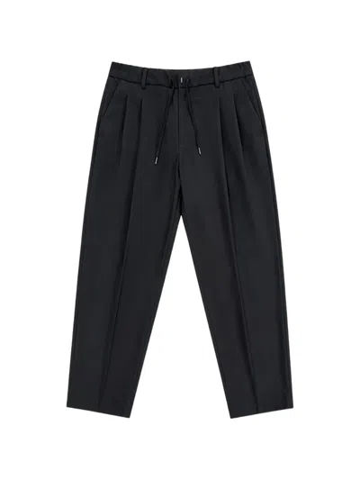 Be Able Bundfaltenhose Mit Kordelzug In Black