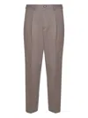 Be Able Pleated-front Trousers In Gray