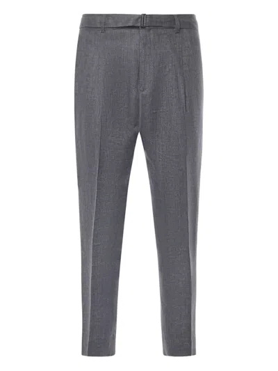 BE ABLE PLEATED LINEN TROUSERS