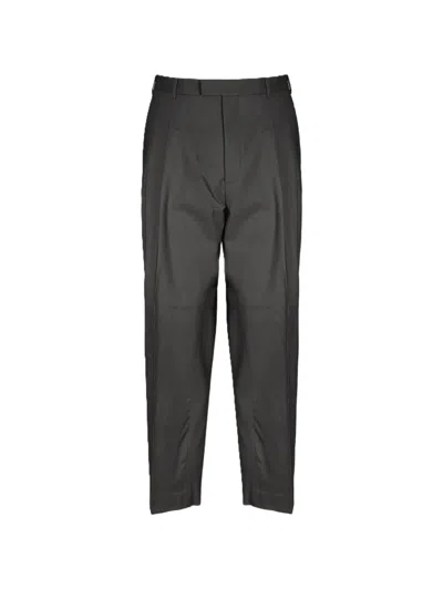 Be Able Pleated Side-adjuster Trousers In Gray