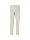 Be Able Pleated Slim-fit Trousers In Gray