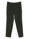 Be Able Pleated Tailored Trousers In Green