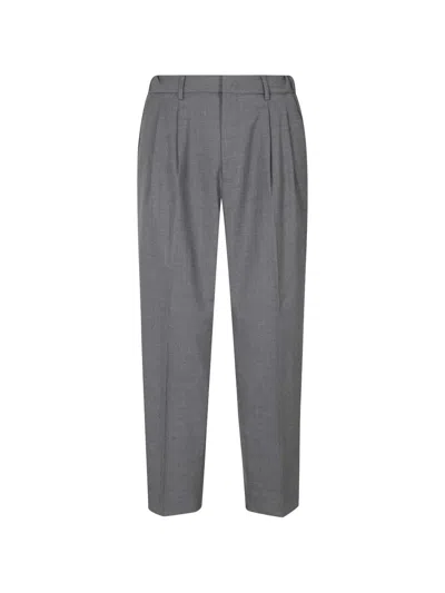 Be Able Pleated Tailored Trousers In Grey