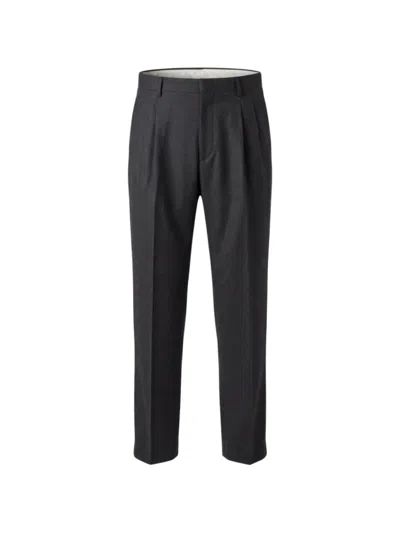 Be Able Pleated Tailored Trousers In Grey
