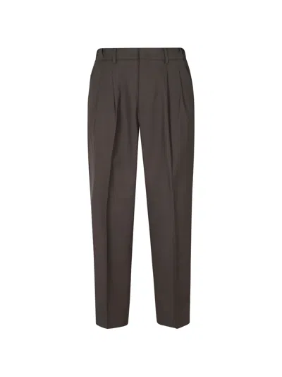 Be Able Pleated Tapered Trousers In Brown
