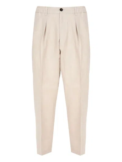 Be Able Pleated Trousers In Neutral
