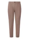 Be Able Pleated Trousers In Brown