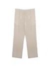 Be Able Pleated-design Straight-leg Tailored Trousers In Animal Print