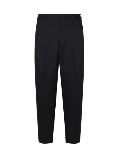 Be Able Pure Virgin Wool Trousers In Black