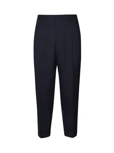 Be Able Pure Virgin Wool Trousers In Blue
