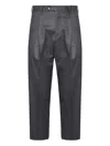 Be Able Raul Pleated Side-pocket Trousers In Gray