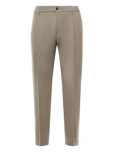 Be Able Riccardo Cc Pleated Trousers In Neutral