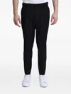 Be Able Riccardo Pleated-front Trousers In Black