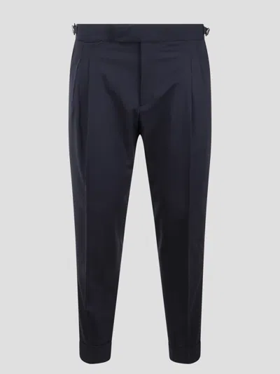 Be Able Robby Pleated Trousers In Blue