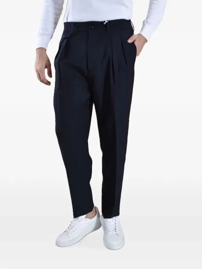 Be Able Sammy Pleated Trousers In Blue