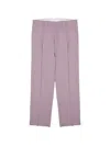Be Able Sandy Pleated Straight-leg Trousers In Purple