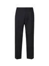 Be Able Sandy Wool Blend Trousers In Black