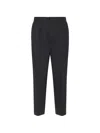 Be Able Sandy Wool Blend Trousers In Black