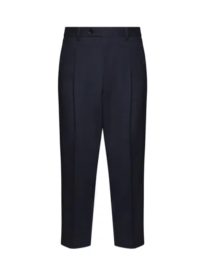 Be Able Virgin Wool Blend Trousers In Blue