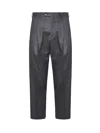 Be Able Raul Pleated Side-pocket Trousers In Gray