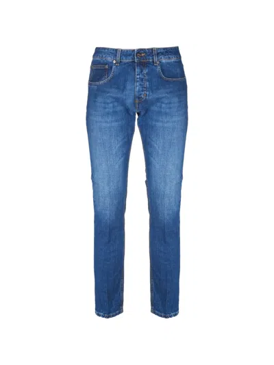 Be Able Washed Slim-fit Jeans In 블루