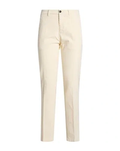Be Able Woman Pants Cream Size 32 Cotton, Elastane In White