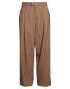 Be Able Woman Pants Light Brown Size 32 Virgin Wool, Polyester, Elastane