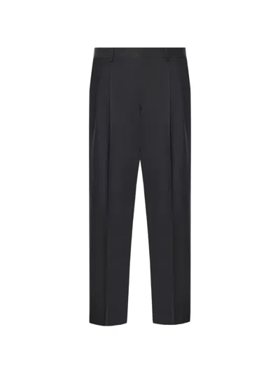Be Able Yoshi Double-pleated Trousers In Black