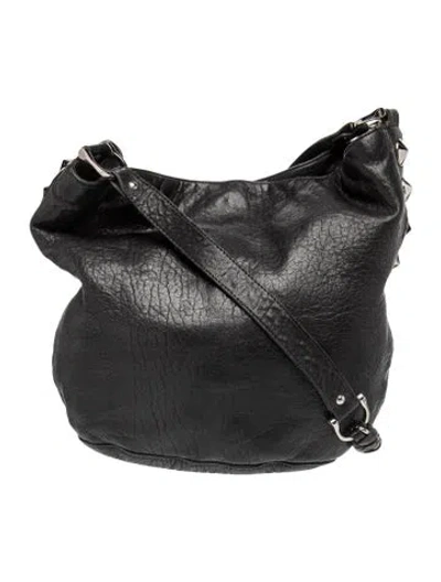 Pre-owned Be & D Leather Shoulder Bag In Black