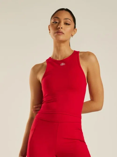 Be Athletica Be 180 Racer Tank In Red