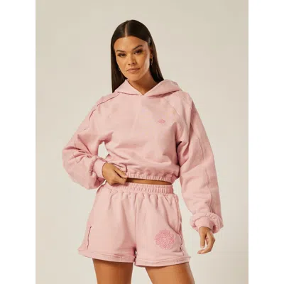 Be Athletica Be The Moment Cropped Hoodie In Pink