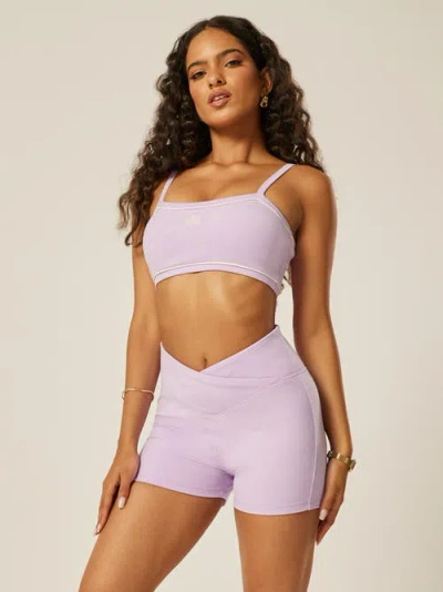Be Athletica Core Everyday Sports Bra In Purple