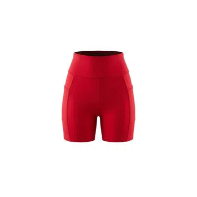 Be Athletica Women's Be One Eighty Cycling Shorts - Red