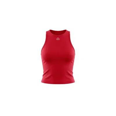 Be Athletica Women's Be One Eighty Racer Tank - Red