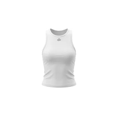 Be Athletica Women's Be One Eighty Racer Tank - White
