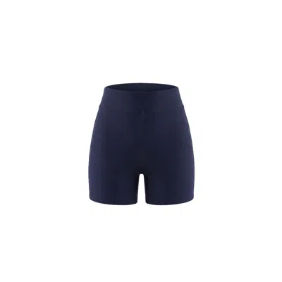 Be Athletica Women's Blue Essential Everyday Lounge Shorts - Navy