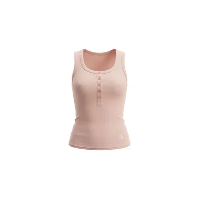 Be Athletica Women's Essential Everyday Henley Tank Top - Pink