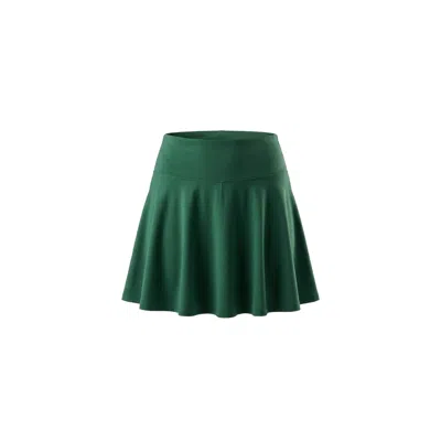 Be Athletica Women's Green Be One Eighty Skort - Forest