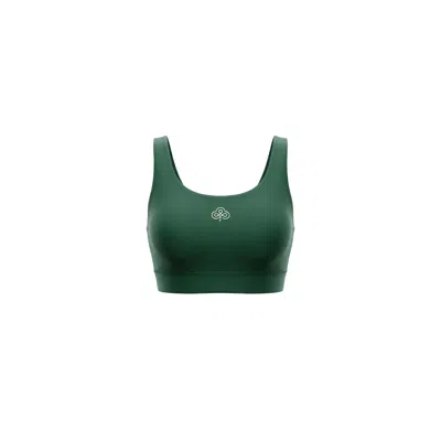 Be Athletica Women's Green Be One Eighty Sports Bra - Forest
